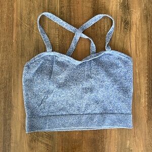 American Apparel Pale Blue Knit Bralette Small